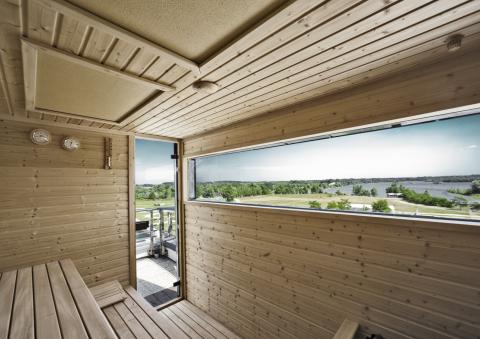 Divoká voda - sauna s výhľadom